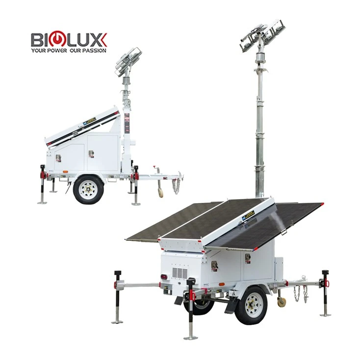 Uit-Grid Lighting TowerMobiele Solar Light Tralier