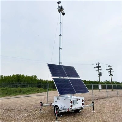 Biglux Mobile Solar Powered Security Trailer