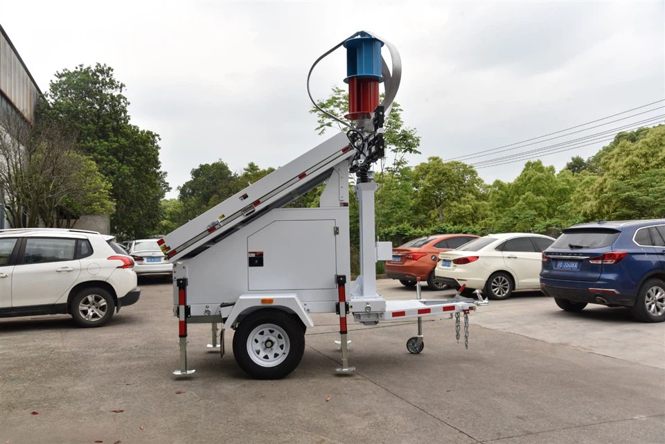 Solar Trailer With Windmill