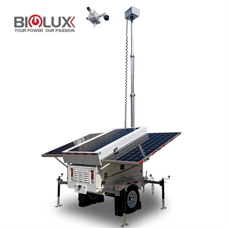 Oplaadbare Surveillance Trailer voor sportverhuur
