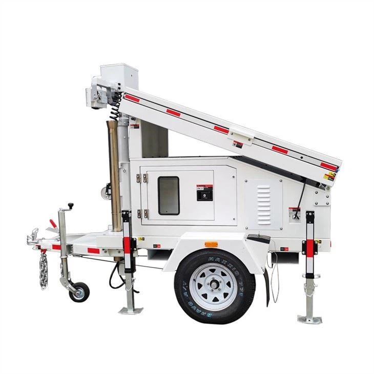 Mobile Multifunctional Solar Light CCTV Tower Trailer