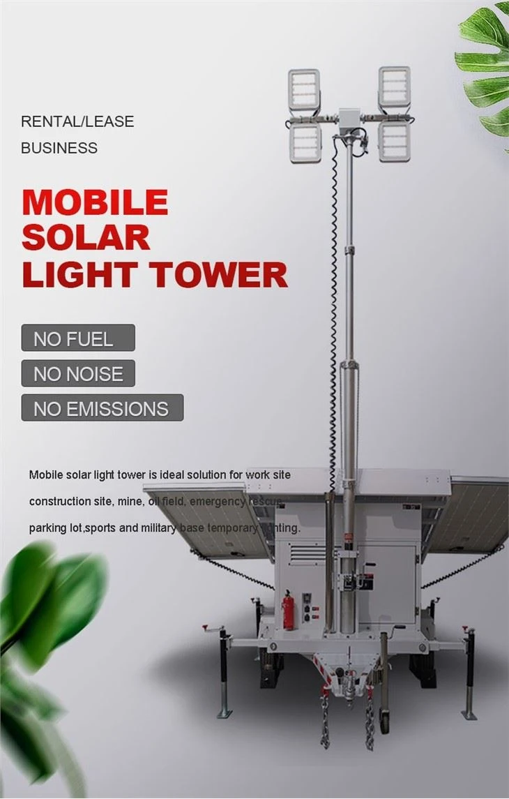 Lighting Trailer With Off Grid Power System