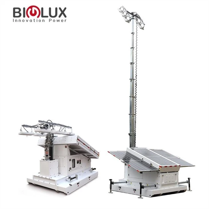Ship Shape Mobile Skid Solar Light Tower